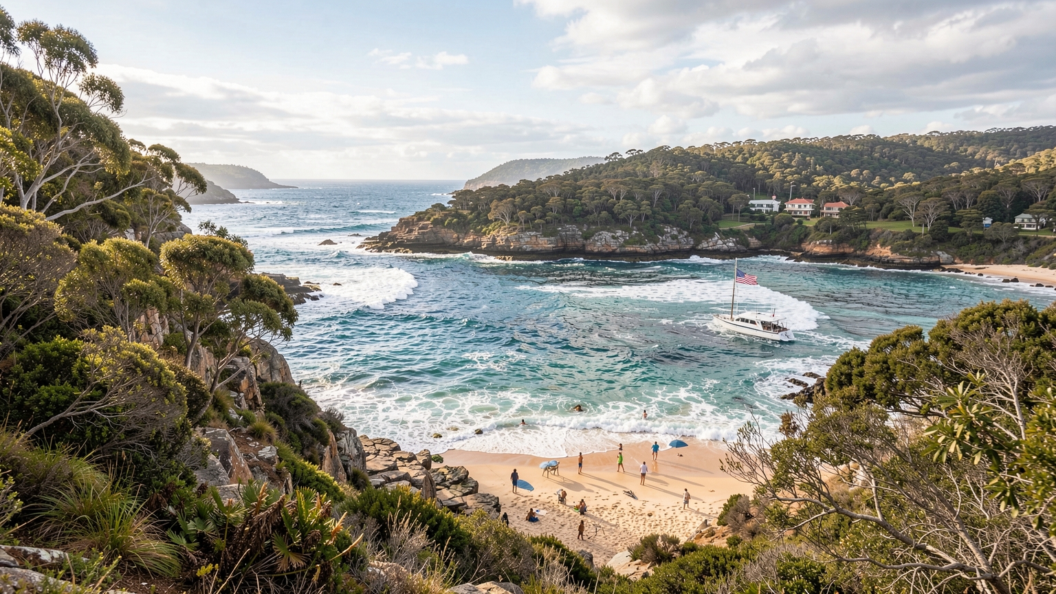Australia east coast with balanced driving days.
